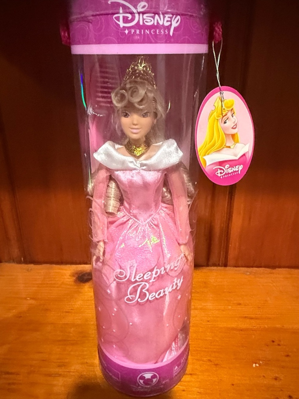 Disney Sleeping Beauty Aurora Doll in Pink and Gold